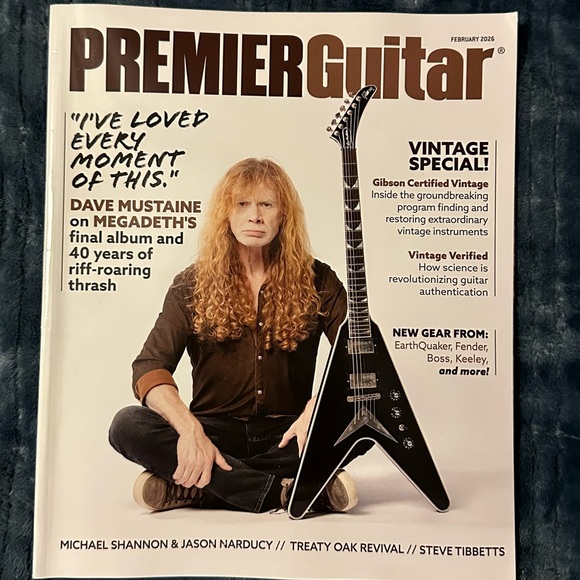 Megadeth Other - Premier Guitar Magazine February 2023 Issue
